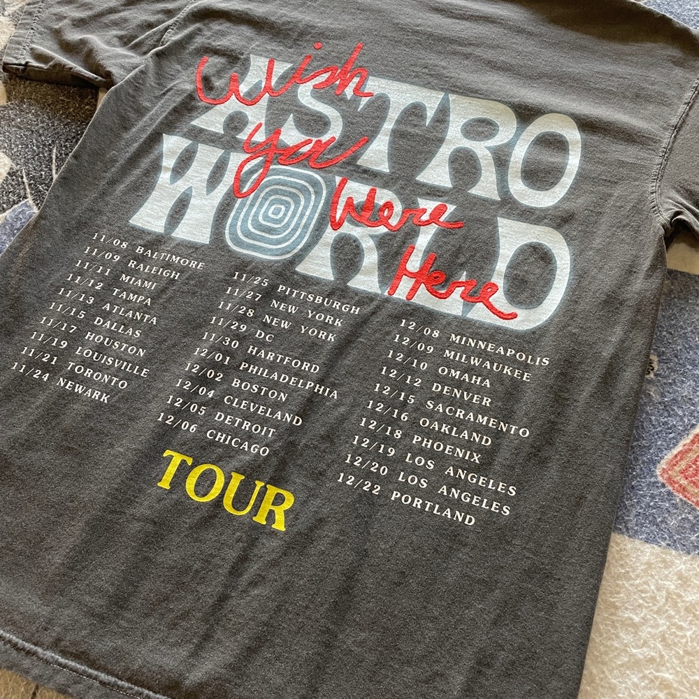Travis Scott astroworld tour tee - Picture 3 of 5